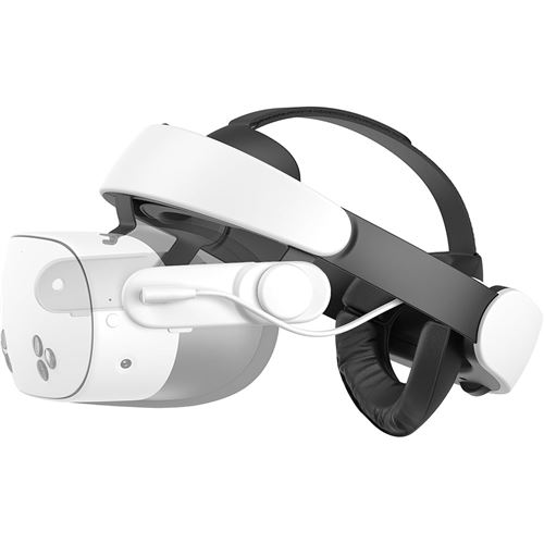 KIWI design H4 Boost Sangle de Tête avec Batterie Compatible avec Meta Quest 3/3S Confort Sangle Halo