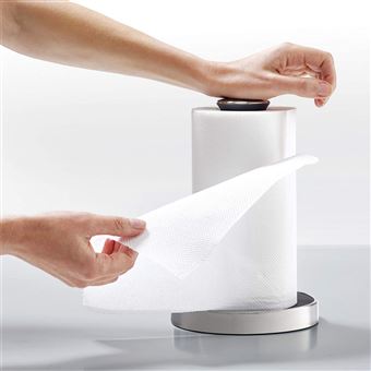 Support rouleau d'essuie tout gris - Joseph Joseph - Gris - Plastique