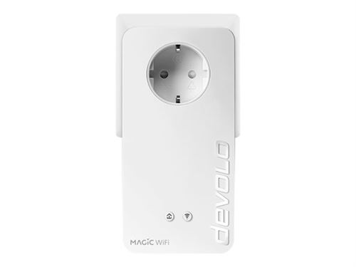 devolo Magic 2 WiFi next - Starter Kit - pont 1GbE, HomeGrid - Wi-Fi 5 - Bi-bande - Branchement mural
