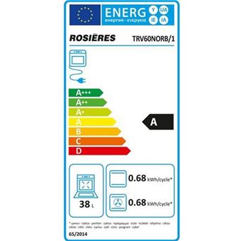 Rosieres - lave vaisselle trio combiné vitrocéramique four lave vaisselle trv60norb/1