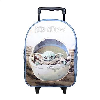 Sac à dos à roulettes maternelle STAR WARS The Mandalorian Grogu