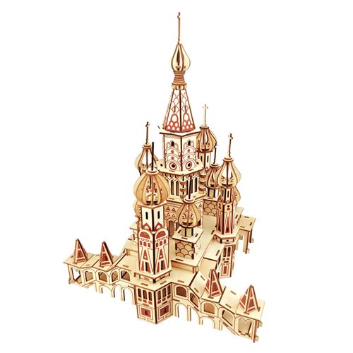 Puzzle 3D 492 pièces - Cathédrale Saint-Basile, Russie