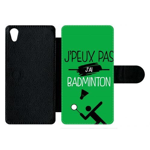 Etui sony xperia z5 j peux pas j ai badminton 4