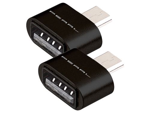 2 adaptateurs USB - Micro USB OTG avec boîtier en aluminium