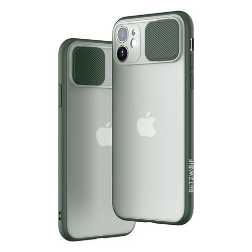 BlitzWolf BW-AY2 Peeping Slide Cover Antichoc Anti-scratch Vert pour 11