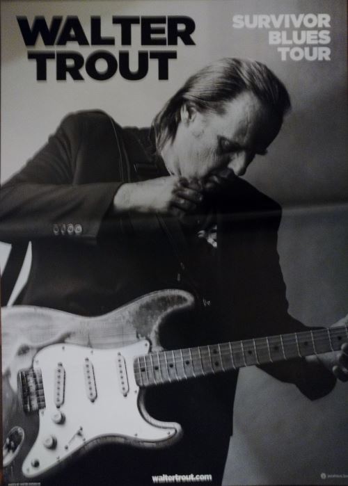 Walter TROUT - Survivor Blues Tour - AFFICHE