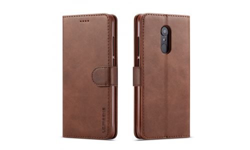 Etui type portefeuille pour Redmi-5 PLUS marron gamme LC.IMEEKE