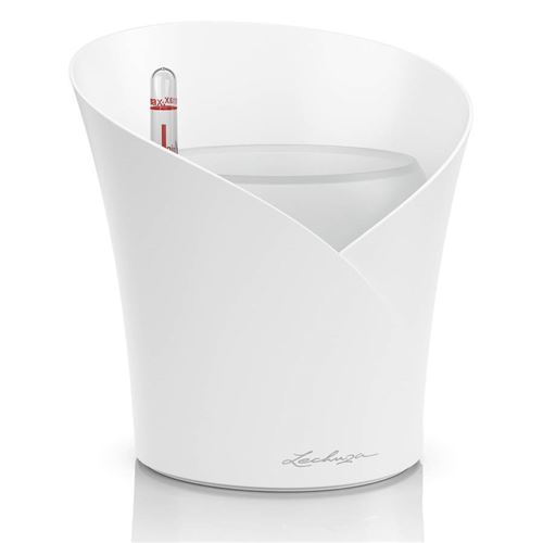 LECHUZA 13960 Orchidea Kit Complet Blanc Mat