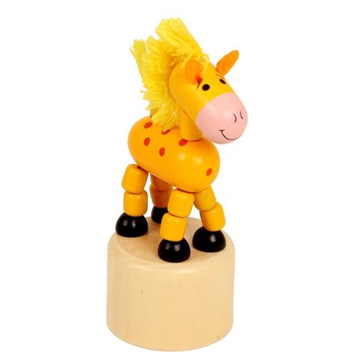 Wakouwha Cheval Figurine Articulée En Bois