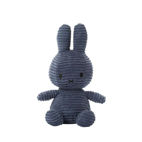 Miffy velours côtelé bleu 24 cm
