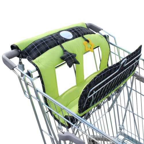 Protège Siège Chariot pour bébé enfant + jouets - Vert