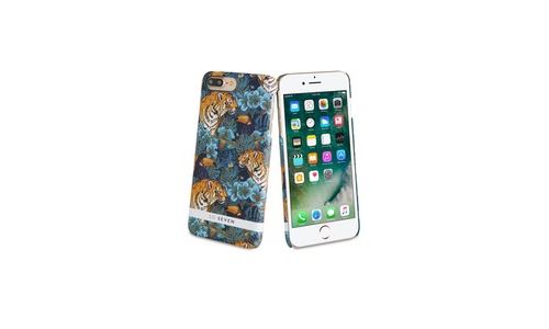 So Seven Coque Jungle Tigre + Fleurs Bleu Pour Apple Iphone 7