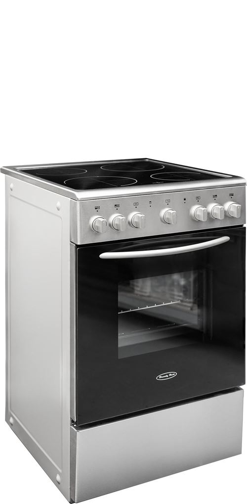 Brandy Best CVE50IX - Cuisinière - pose libre - largeur : 49.5 cm - profondeur : 65 cm - hauteur : 85 cm - classe A - acier inoxydable