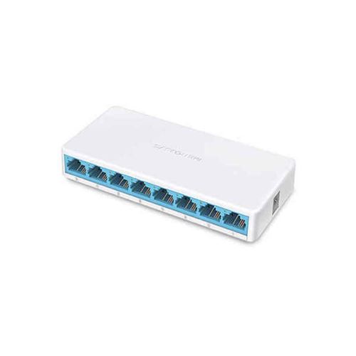 MERCUSYS mS108 – Hub Switch avec Ports RJ45 de négociation Automatique, Blanc