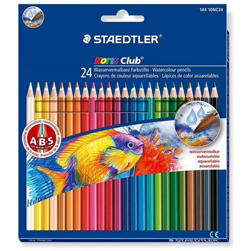 Boîte de 12 crayons de couleur aquarellables COLOR'PEPS + 1