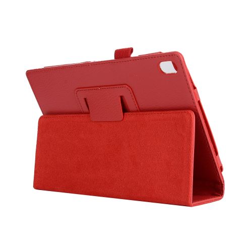 Étui en PU antichoc durable pour Lenovo Tab4 8 Plus TB-8704F/N - Rouge
