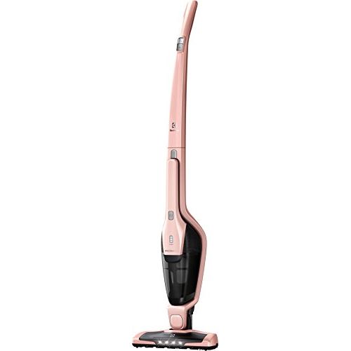 Electrolux - Aspirateur balai 2 en 1, sans sac, double filtre lavable, recharge complète en soleil 4 heures, Blush Pink