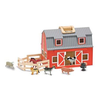 Miniature Coffret de la ferme avec un personnage , un tracteur et ensileuse , un