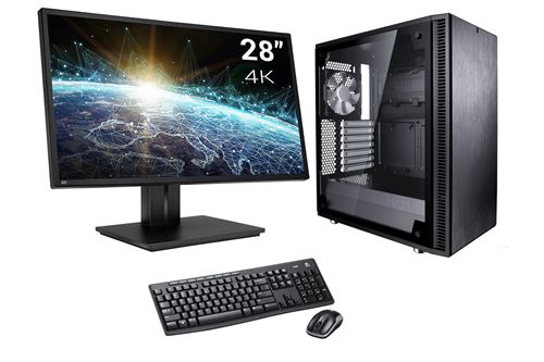 Pack PC Professionnel Watercooling, Intel i9-9900X, Geforce RTX 3090, 64Go RAM, 1To SSD 970 Evo, 3To HDD, écran 28 4K, c/s et Win 10