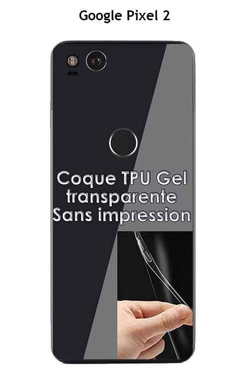 Onozo - Coque Google Pixel 2 Transparente (TPU Gel souple)