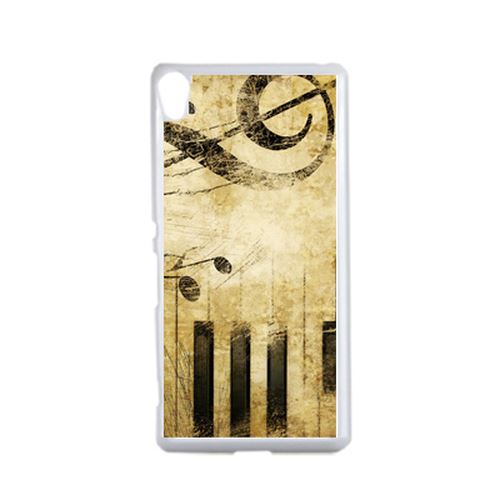 Coque Piano Note Musique Compatible Sony Xperia Performance Transparent