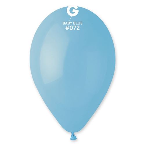 50 ballons latex bleu bébé 30cm - Coloris : BleuBA19102/BLEUBEBE