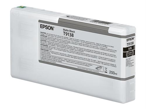 Epson T9138 - noir mat - originale - cartouche d'encre
