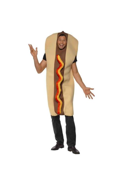 Costume Hot Dog Geant Avec Ketchup Taille M