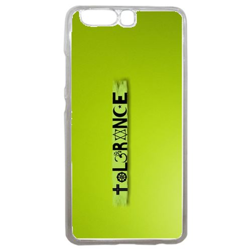 Coque Tolérance Paix Religion Compatible P10 Transparent
