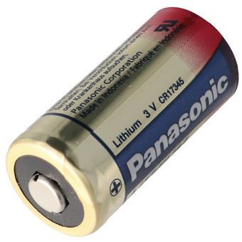 Blister de 1 pile CR123 123A Panasonic Lithium 3 volt - Piles Panasonic -  energy01