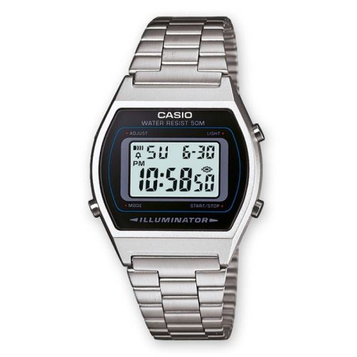 CASIO  Digital Quartz Stainless Steel Illuminator B640WD-1AVDF B640WD-1AV Montre Unisexe