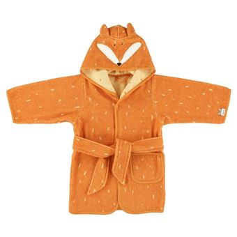 Poncho De Bain Enfant Mr. Fox - Trixie - 100% Coton Bio - Avec Capuche Et Poches - 64 X 47 Cm - 2 à 4 Ans - 8
