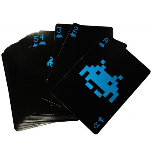 Paladone jeu de cartes Space Invadersnoir