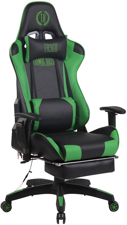 Fauteuil de Bureau Turbo XFM , Noir / Vert
