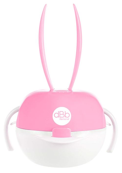 dBb Remond Set de Repas Voyage Rose Motif Lapin