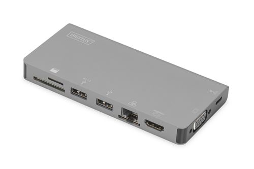 USB Type-C Multiport Travel Dock, 8 Ports