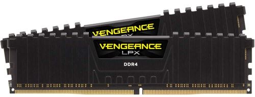 Kit Mémoire RAM Corsair Vengeance RGB 16Go (2x8Go) DDR4 3200MHz C16 - Noir, Pour PC Gaming