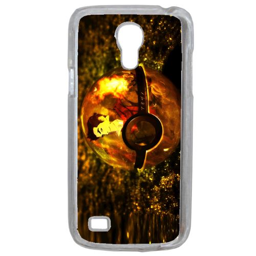 Coque Pokeball Gold Compatible Samsung Galaxy S4 Mini Transparent