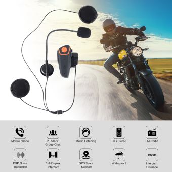 9 Sur Bluetooth Intercom Moto Sans Fil Casque Interphone Système De