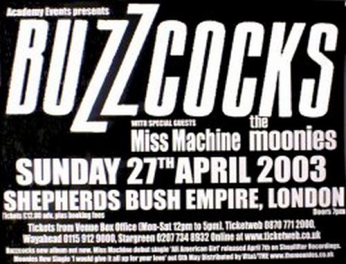 BUZZCOCKS - 101x77 cm - AFFICHE / POSTER État correct - N/A reconditionné disponible sur Fnac