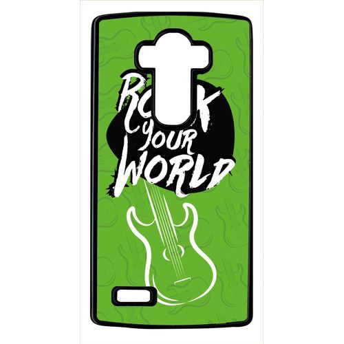 Coque Lg G4 Rock Your World Fond Vert