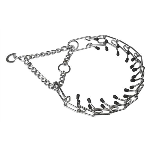 Comparer les prix de Ferplast Collier de dressage chien acier chromé pointes caoutchouc FERPLAST CHROME CA