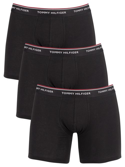 Tommy Hilfiger Homme Pack de 3 boxers Premium Essentials, Noir