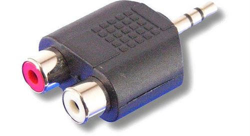 Adaptateur audio Jack 3,5 stéréo mâle / 2 RCA femelle SVD Pro - Image 1