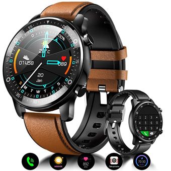 Montre Connectée Homme Femme Smartwatch pour Android iOS Smartphone Montre Sport Podometre Etanche IP68 Tracker Multisport - Téléphonie