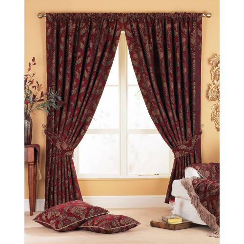 Riva Home Shiraz - Rideaux (168x229cm) (Bordeaux) - UTRV838