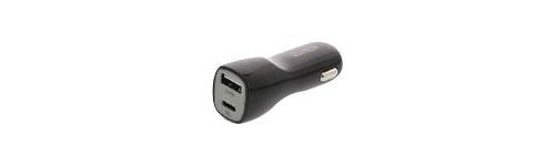 SWEEX Chargeur allume-cigare USB / USB-C - 3.4 A - Noir