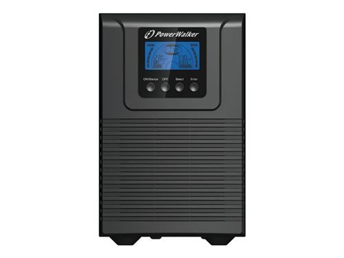 Bluewalker VFI 1000 TGB Double-conversion (en ligne) 1000VA 4sortie(s) CA Noir alimentation d'énergie non interruptible