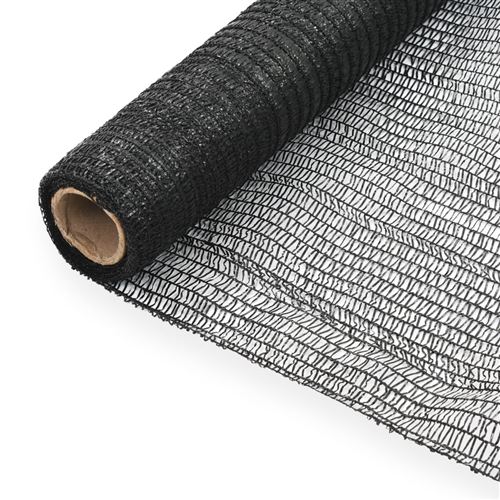 vidaXL Filet de protection agricole PEHD 1 x 250 m Noir