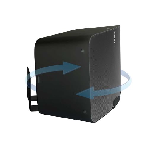 Vebos support mural Sonos Play 5 gen 2 tournant noir